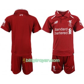 Billige Fotballdrakter Liverpool Barn Hjemmedraktsett 2018/19 Kortermet